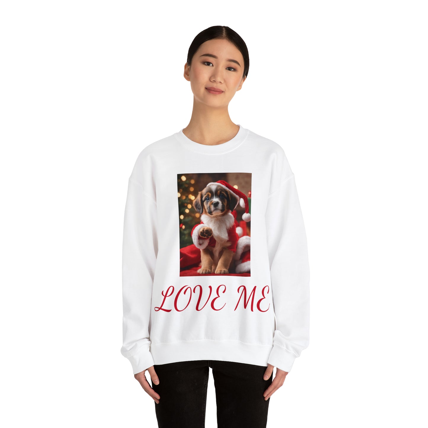 Unisex Heavy Blend™ Crewneck Love Me Sweatshirt